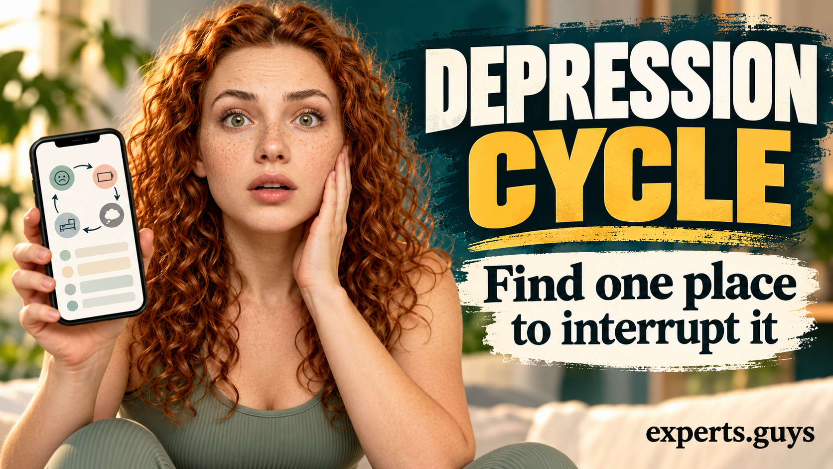 Depression cycle: find one place to interrupt it