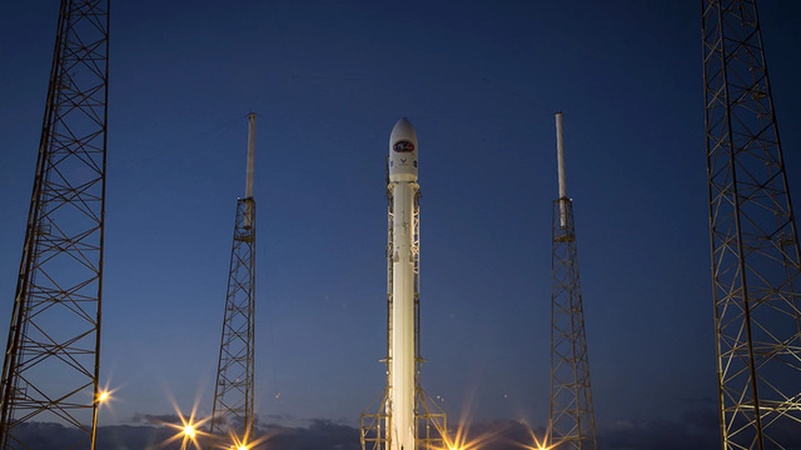 Rocket lifting off, representing the kind of unusual high-value risk handled by specialty insurance markets