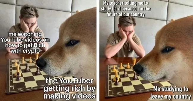 Doge Playing Chess: Big Brain Doggo MemesReviewed by Chloe Bennett - Game Basics Editor Doge Playing Chess: Big Brain Doggo MemesReviewed by Chloe Bennett - Game Basics Editor