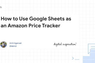 How to Use Google Sheets as an Amazon Price Tracker