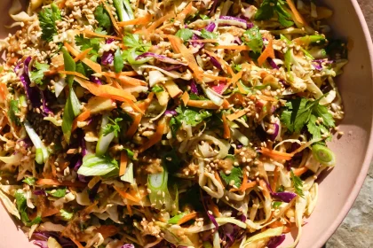 Spicy Sesame Coleslaw
