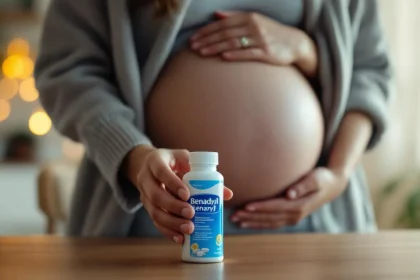 Can you take Benadryl while pregnant 3rd trimester?