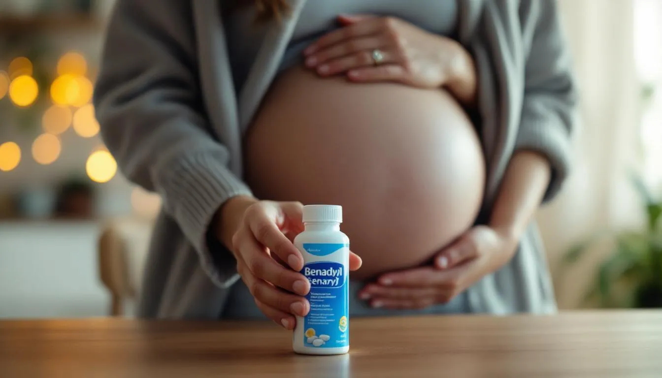 Can you take Benadryl while pregnant 3rd trimester?