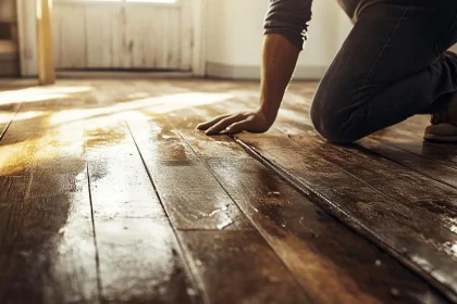 Repair Wood Floor Water Damage Tip: Be Constant