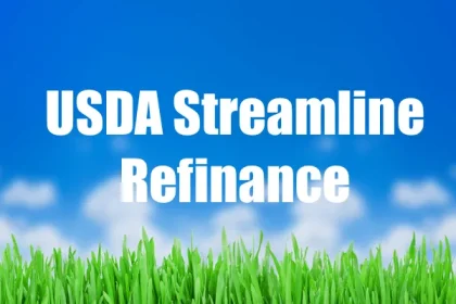 USDA Rural Refinance Streamline Pilot
