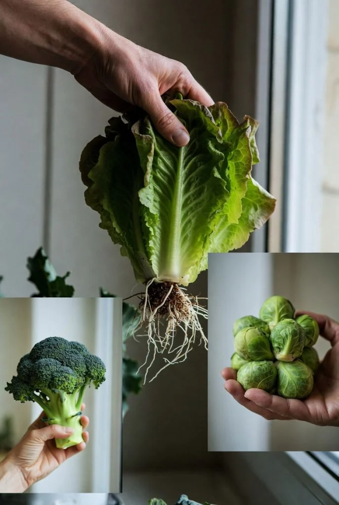 Signs of indoor vegetables ready for harvest