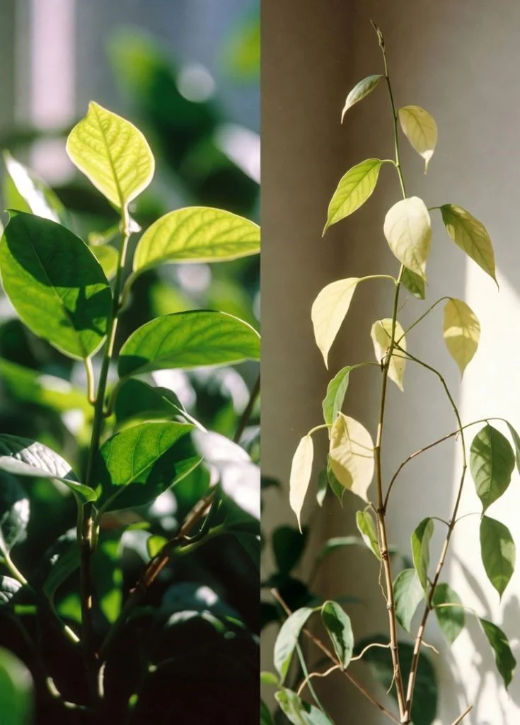 Comparison of leafy greens and fruiting vegetables indoors