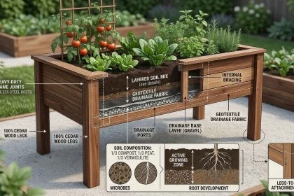 Raised Garden Bed With Legs – Build It Right