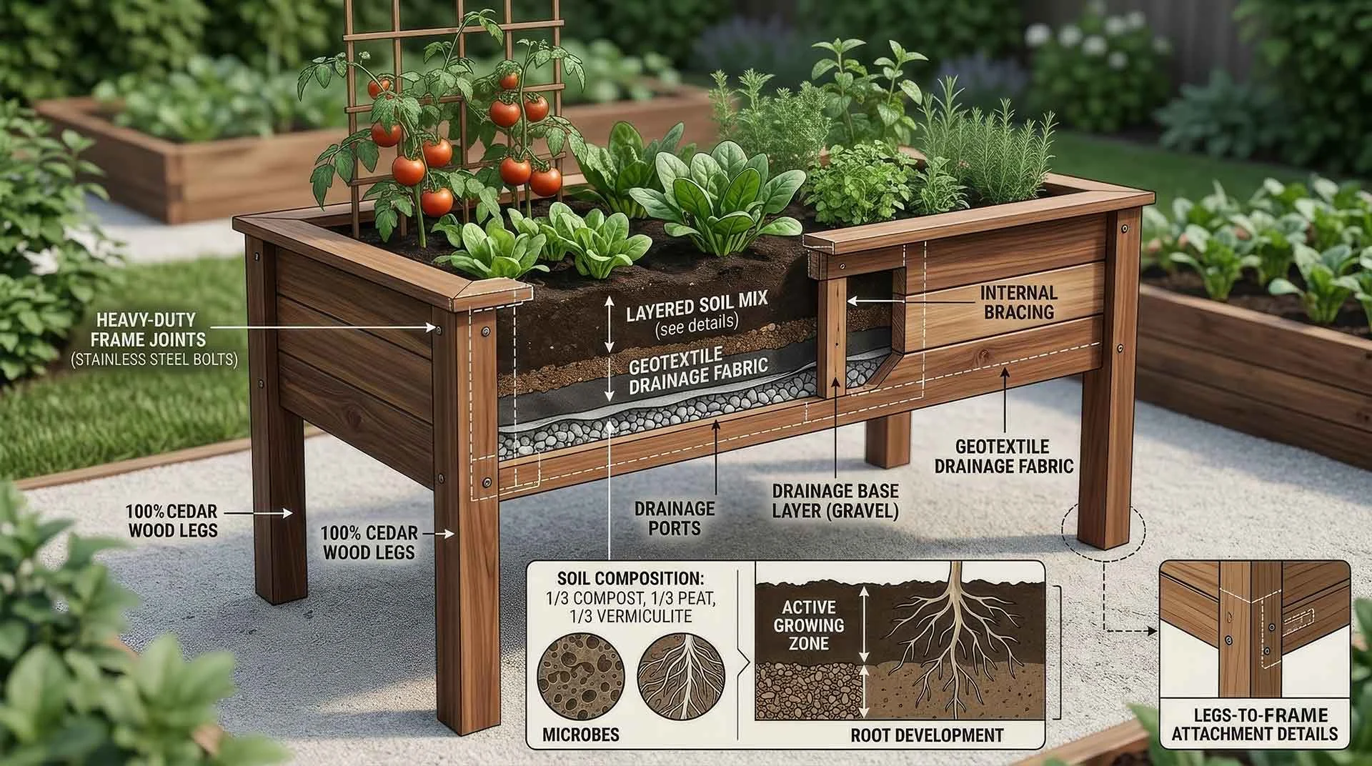Raised Garden Bed With Legs – Build It RightReviewed by Erin Wallace - Plant Care Editor Raised Garden Bed With Legs – Build It RightReviewed by Erin Wallace - Plant Care Editor