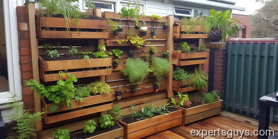 View of 10 Stunning Vertical Garden Designs for Small Spaces explained