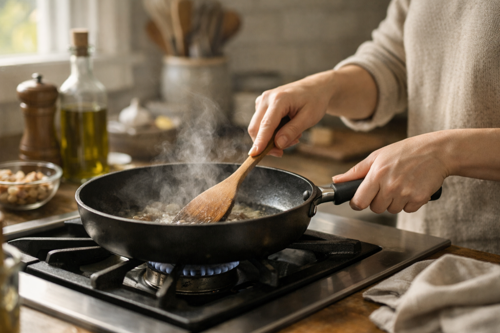 Home cooking process