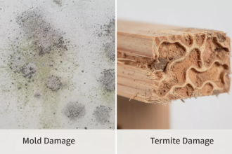Mold Damage vs Termite Damage in Homes