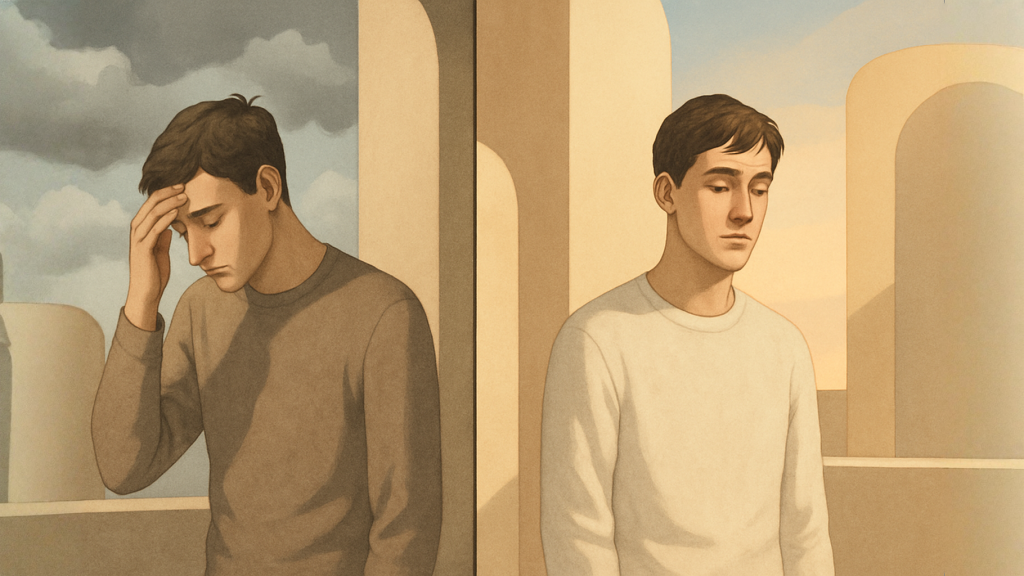 Difference between temporary sadness and ongoing emotional fatigue