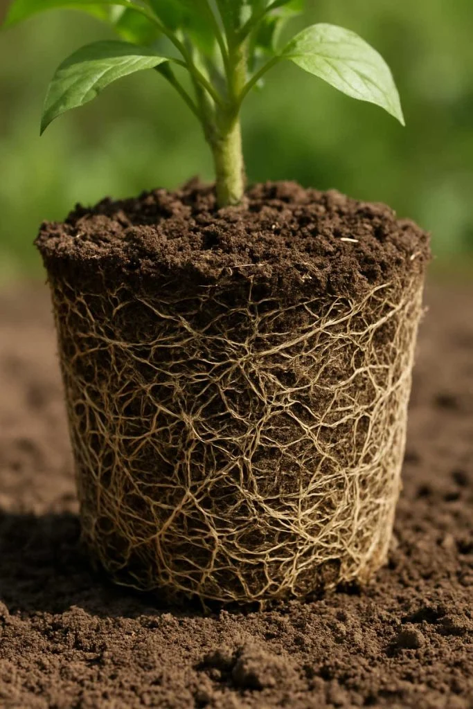Root stress can stop plant growth even when leaves look healthy