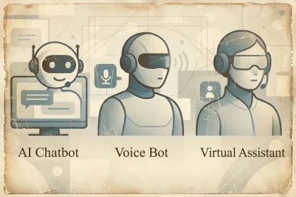 AI Chatbots vs Voice Bots vs Virtual Assistants: What’s the Real Difference?