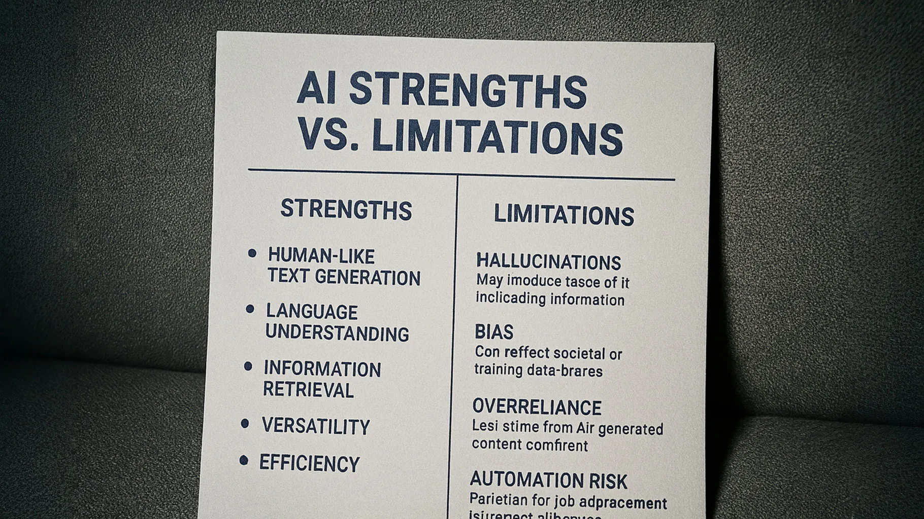 AI Risks Explained – Understanding the Real Limits of Artificial Intelligence