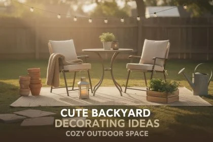 Cute Backyard Decorating Ideas for a Cozy Outdoor Space