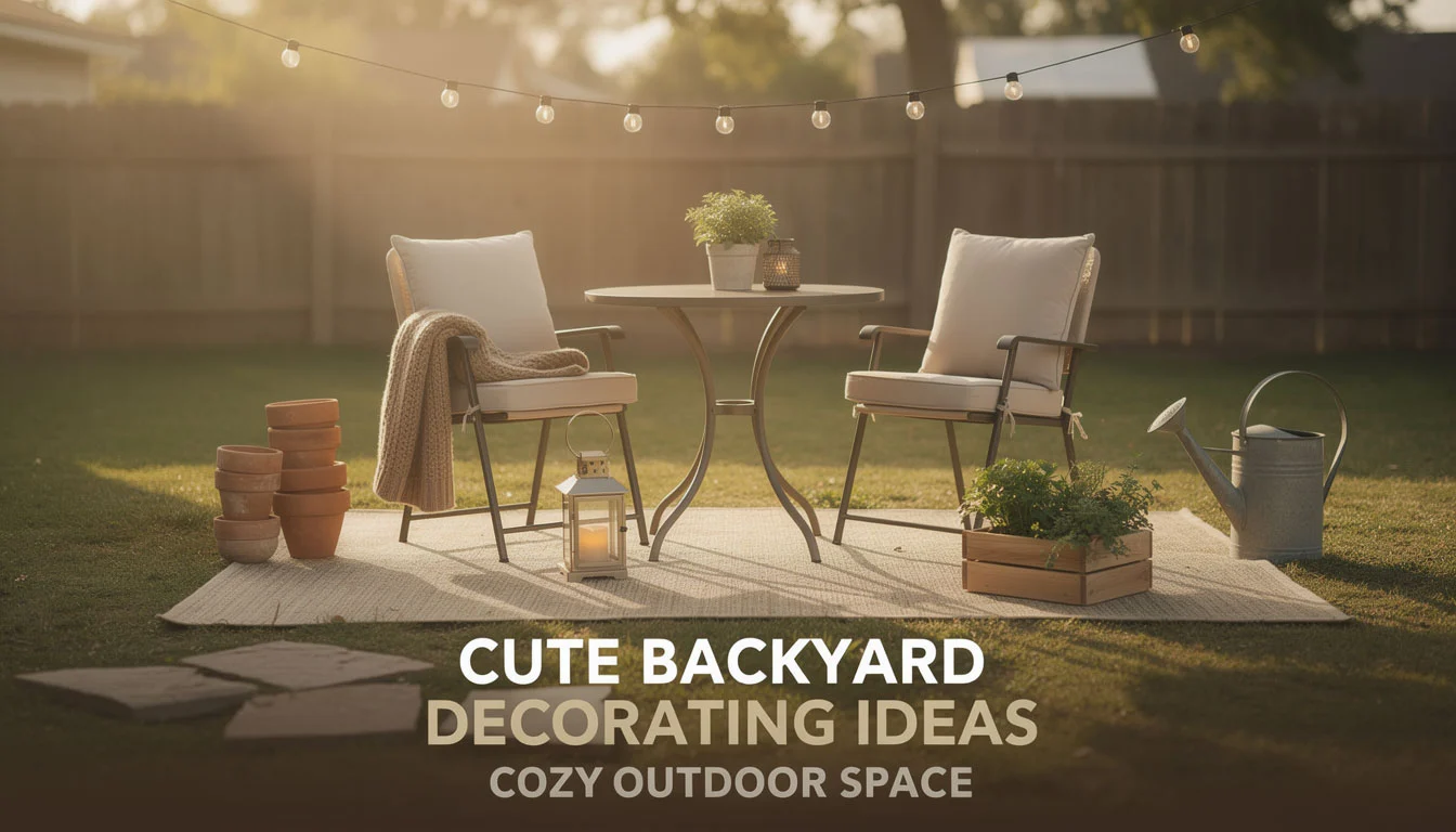 Cute Backyard Decorating Ideas for a Cozy Outdoor SpaceReviewed by Hannah Price - Outdoor Basics Reviewer Cute Backyard Decorating Ideas for a Cozy Outdoor SpaceReviewed by Hannah Price - Outdoor Basics Reviewer