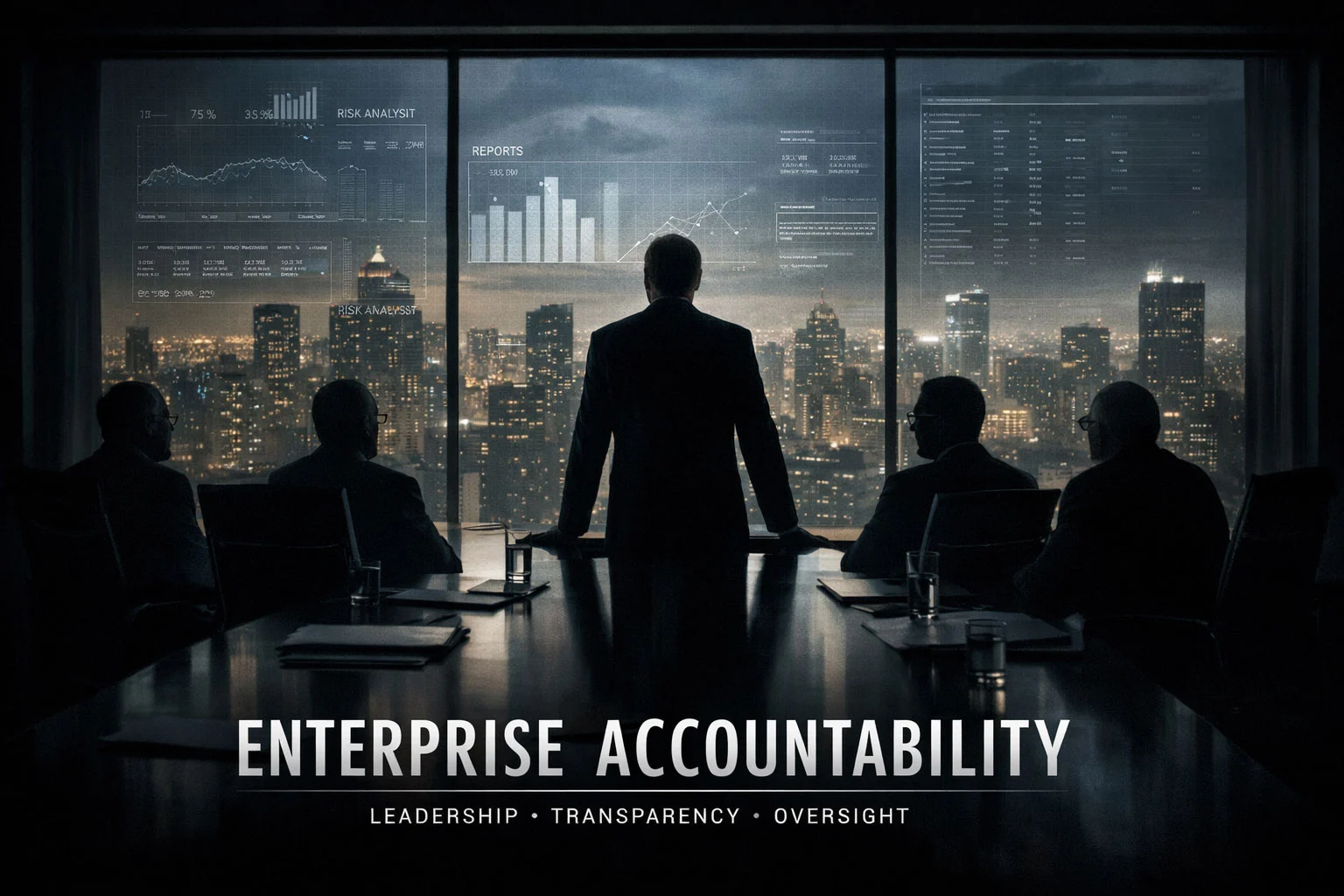 Executive leadership bearing accountability for AI-driven business decisions