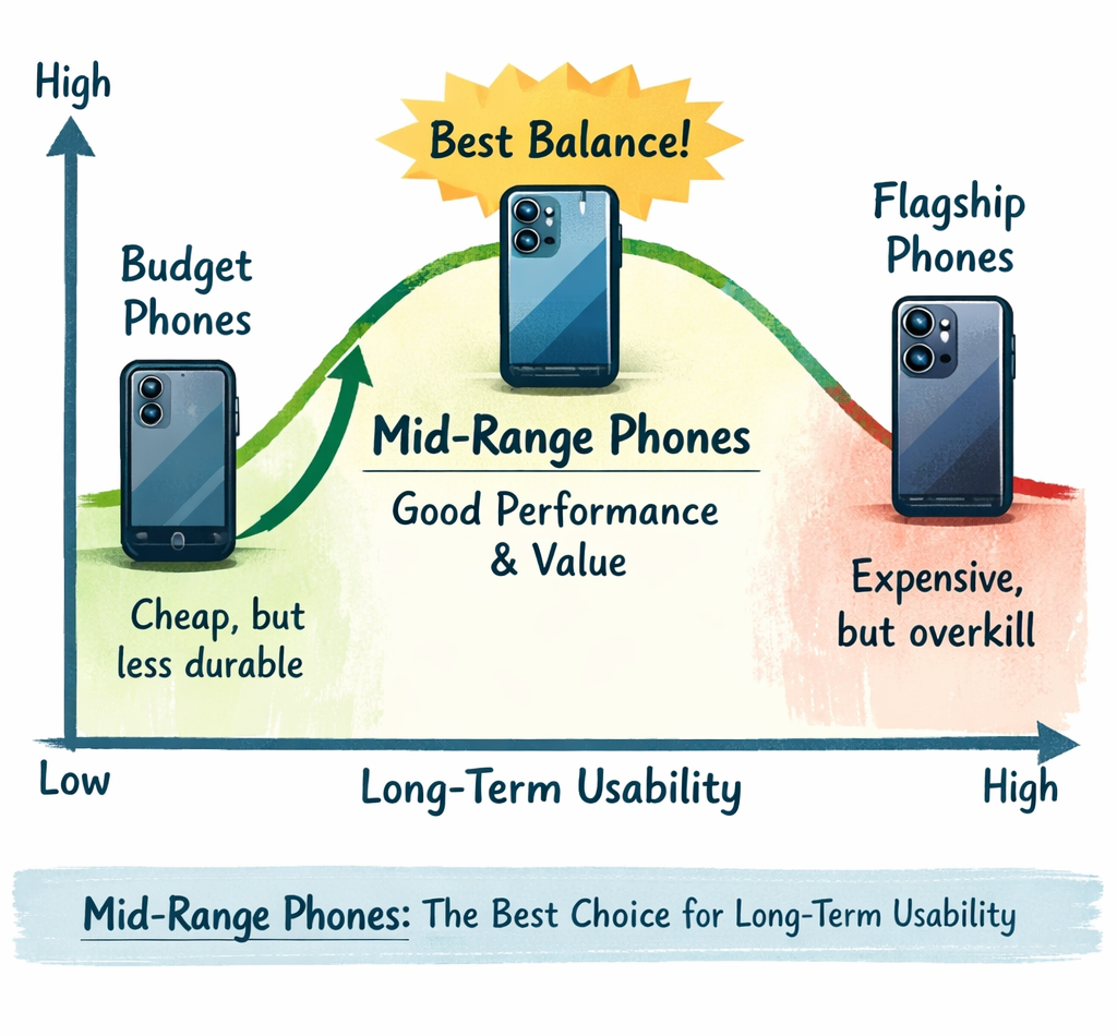 Smartphone price compared to long-term value