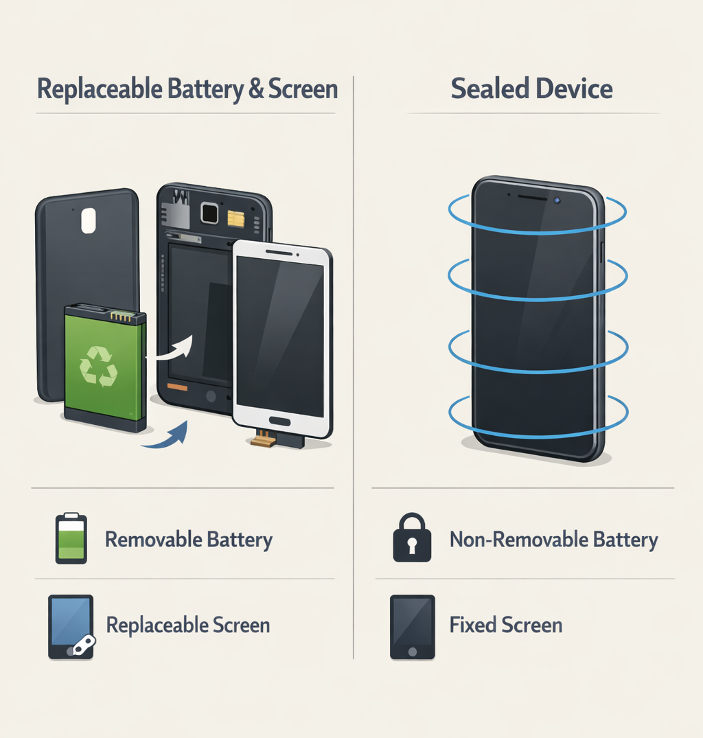 Impact of smartphone repairability on long-term ownership cost