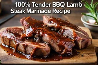 100% Tender BBQ Lamb Steak Marinade Recipe