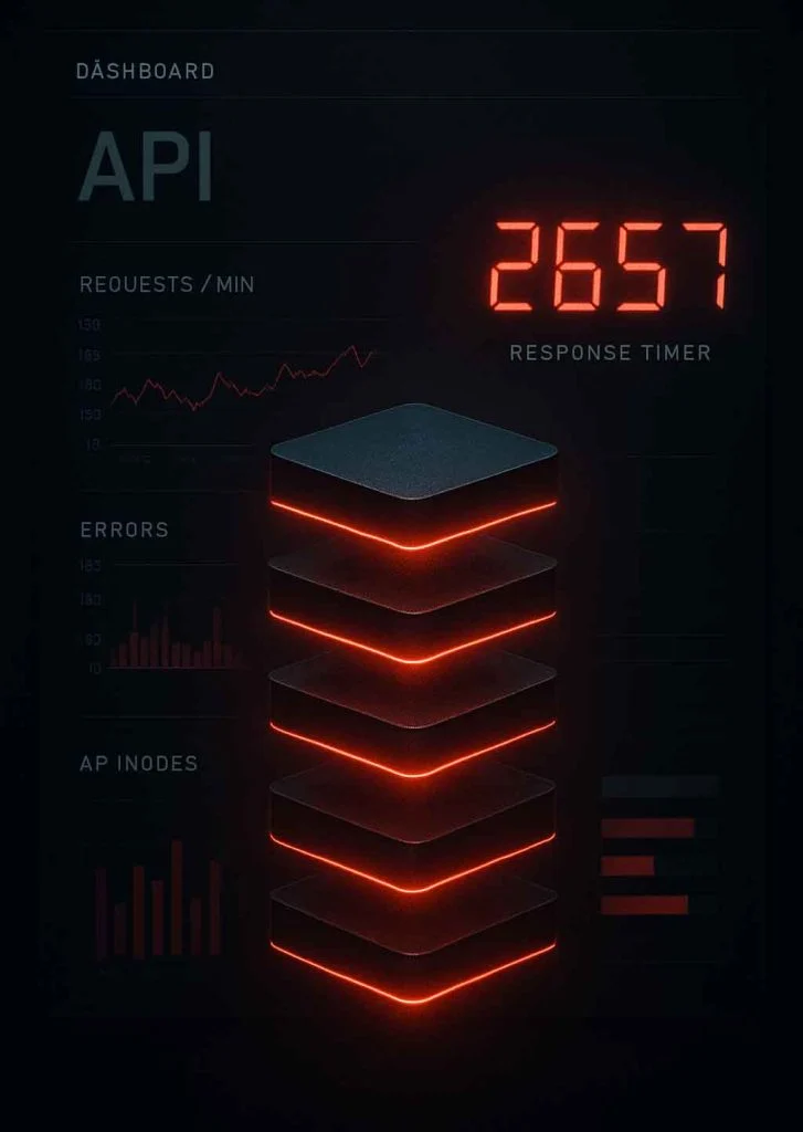 AI chatbot latency risk visualization showing API call stacking increasing response time