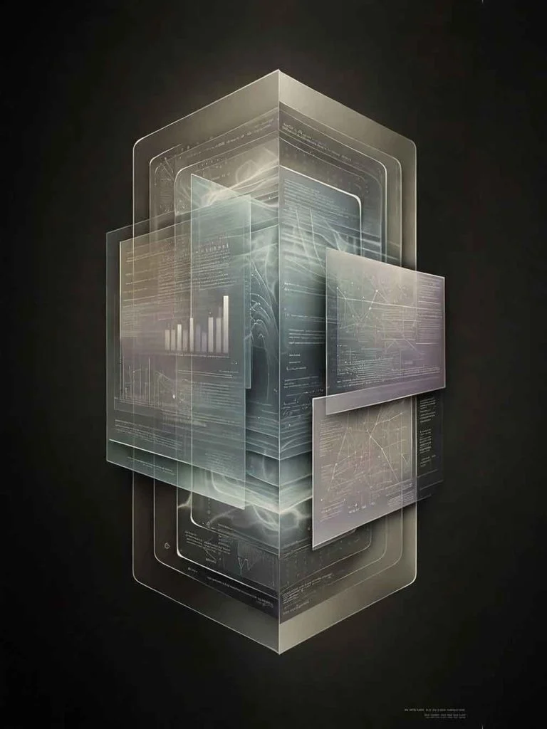 Illustration showing AI processing limited context while broader environment remains unseen