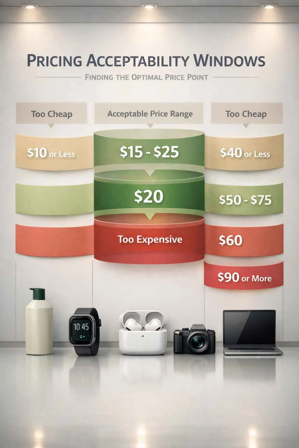 AI pricing systems operating within price acceptability ranges