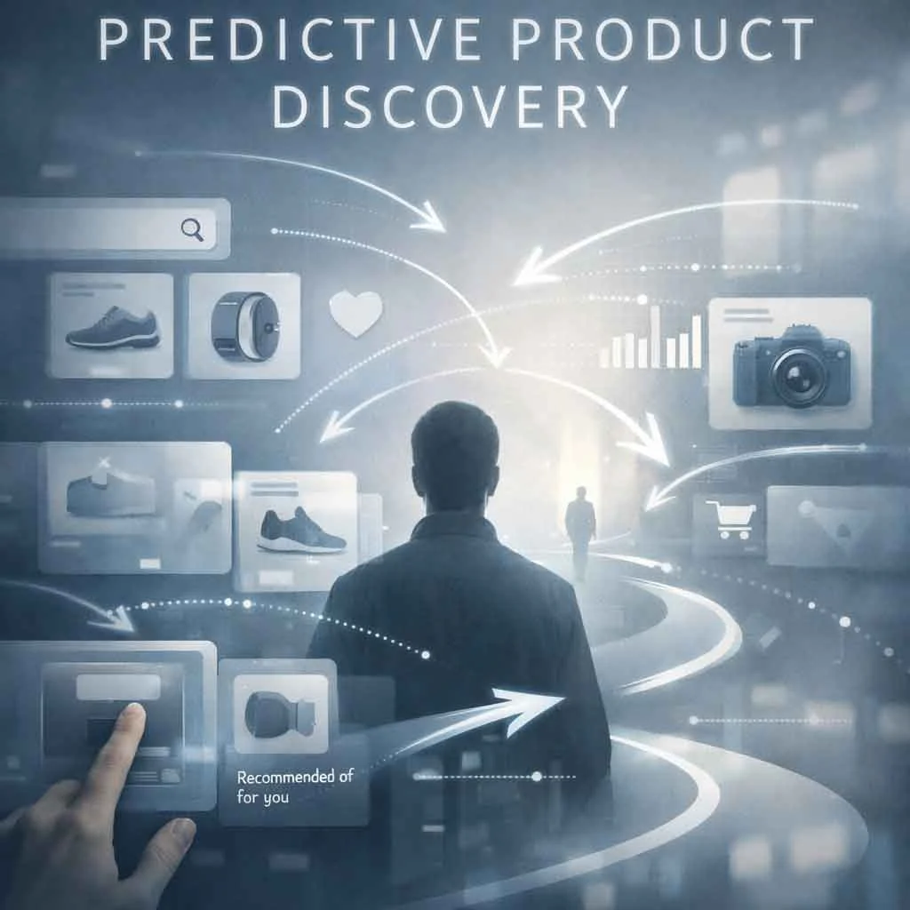 AI-driven product discovery occurring before explicit buyer intent