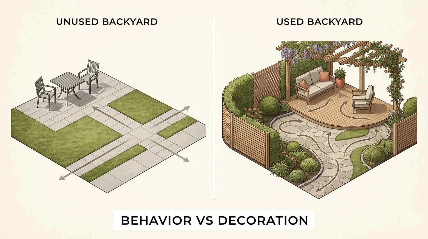 Why Your Backyard Feels UnusedReviewed by Ben Lawson - Practical Garden Tips Editor Why Your Backyard Feels UnusedReviewed by Ben Lawson - Practical Garden Tips Editor