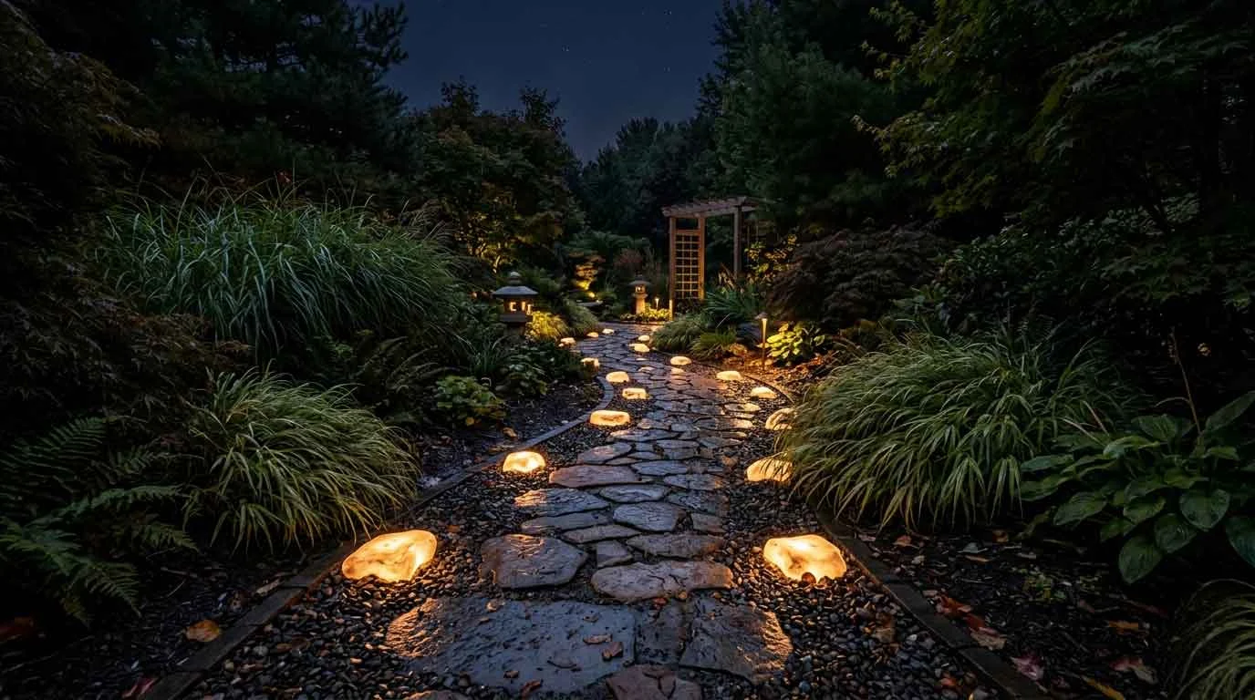 Glow-In-The-Dark Pathway Stones That Transform Gardens at NightReviewed by Ben Lawson - Practical Garden Tips Editor Glow-In-The-Dark Pathway Stones That Transform Gardens at NightReviewed by Ben Lawson - Practical Garden Tips Editor