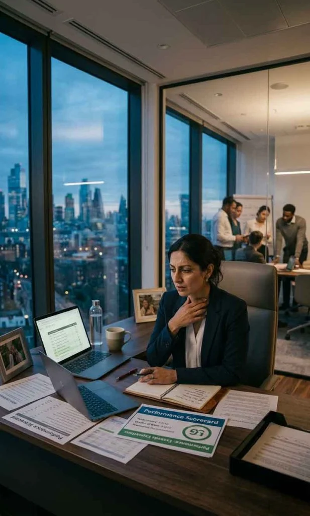 Employee experiencing anxiety despite positive workplace performance