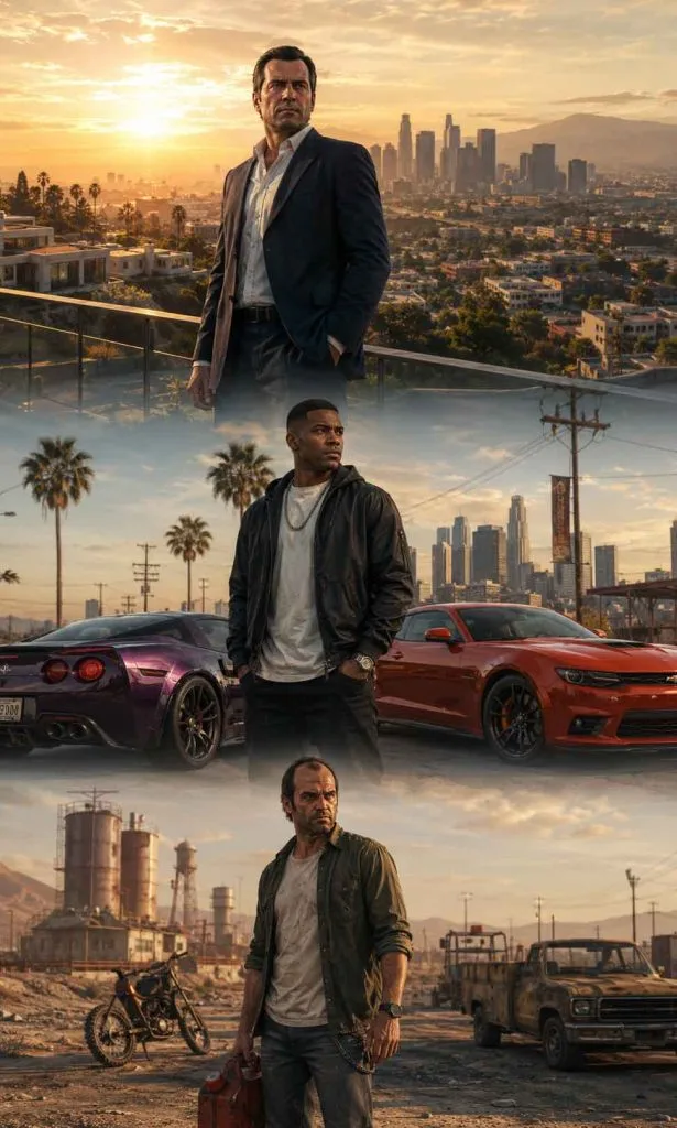 Comparison of the three main GTA 5 characters and their personalities