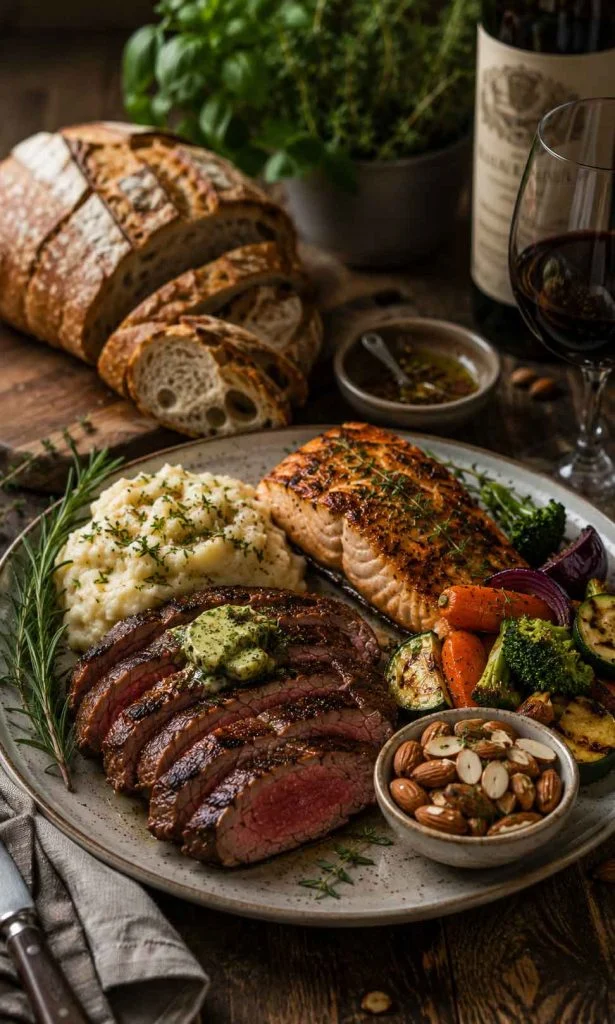 Perfectly balanced meal combining crispy, creamy, juicy and flaky textures