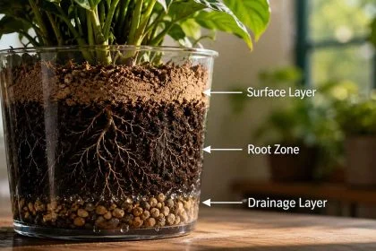 Why Soil Looks Dry on Top but Wet Underneath