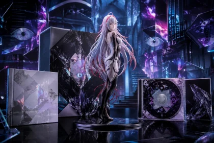 AI The Somnium Files nirvanA Initiative Collector's Edition with Aiba figure and mystery-inspired display