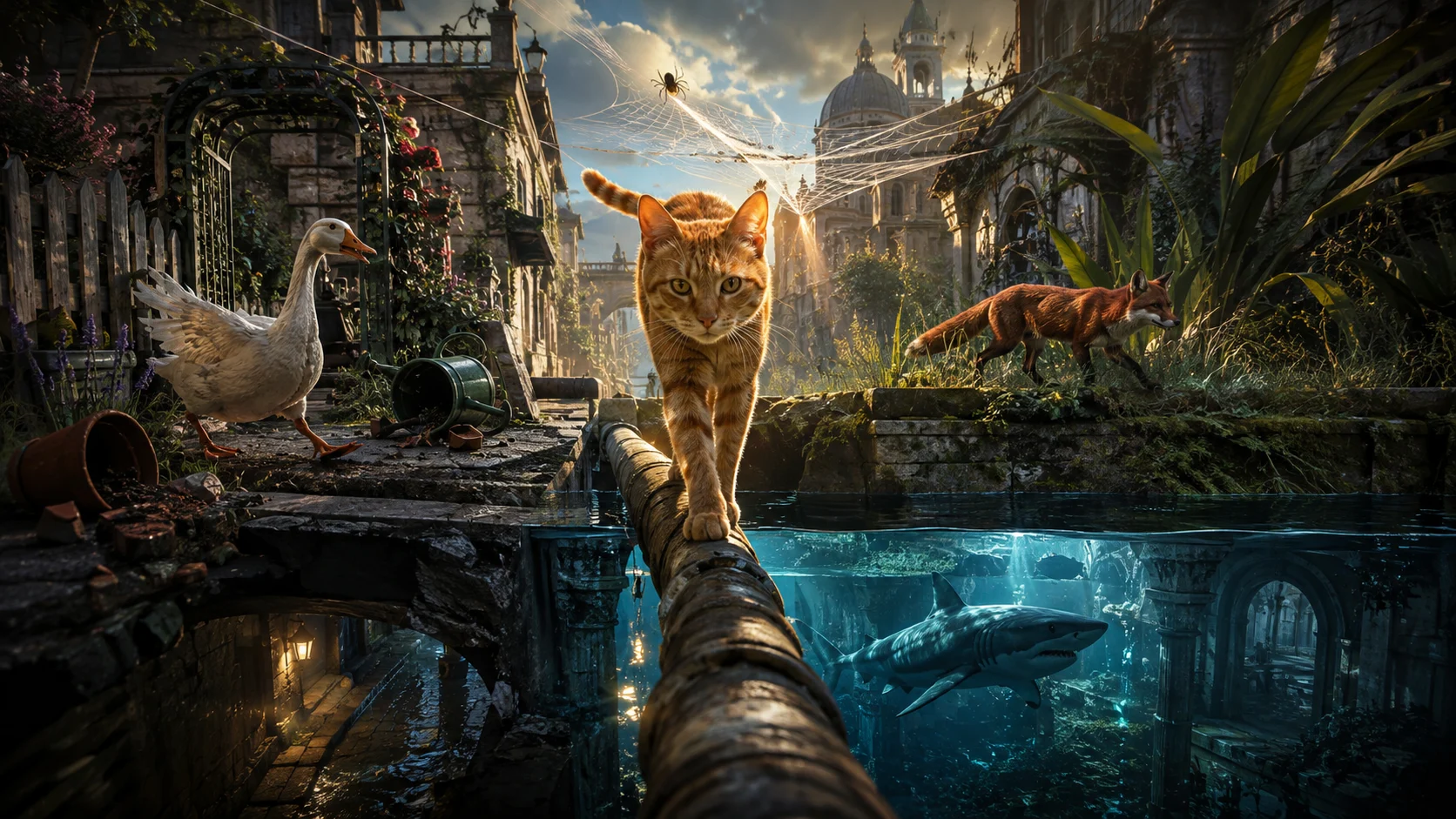 Best animal video games where players experience the world as cats, foxes, geese, sharks and other animals