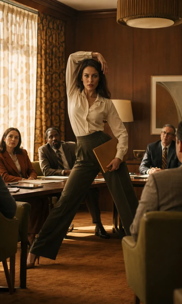 Professional taking extra time to respond during a fast workplace discussion