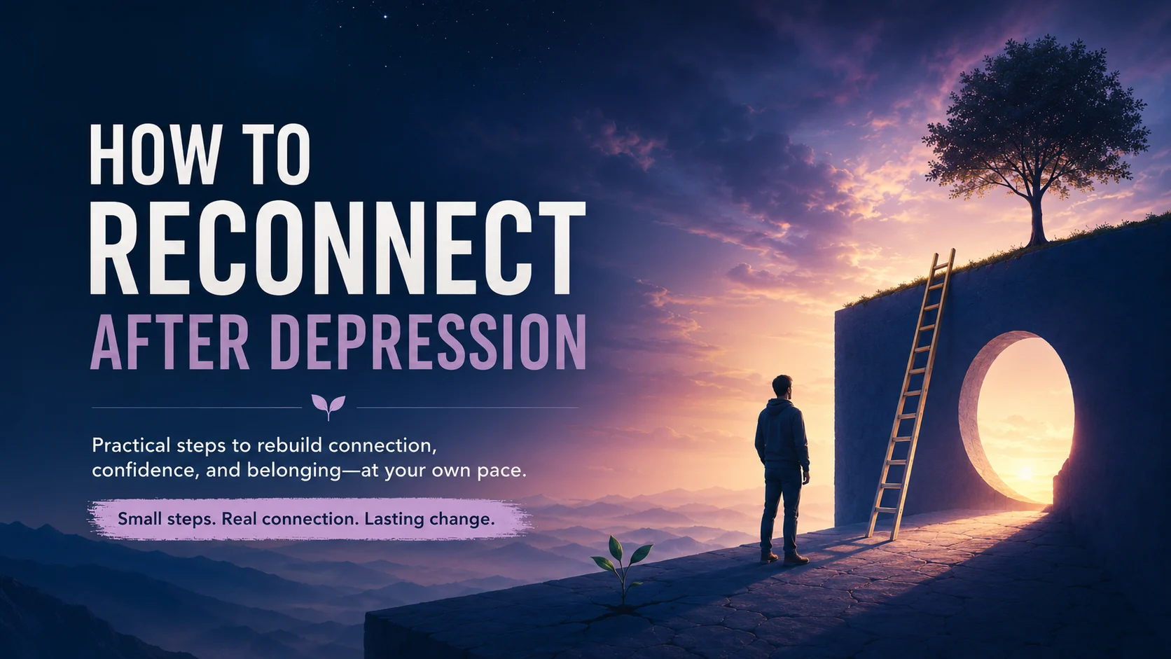 How to Reconnect After Depression Without Overwhelm