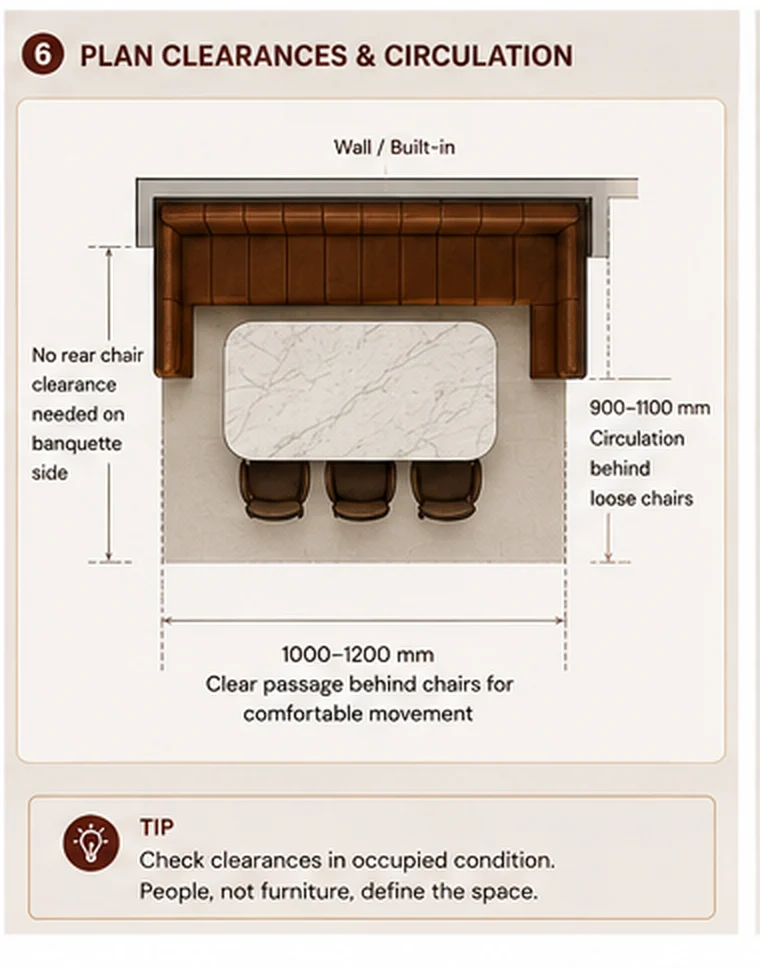 Leather Banquette Clearance Circulation