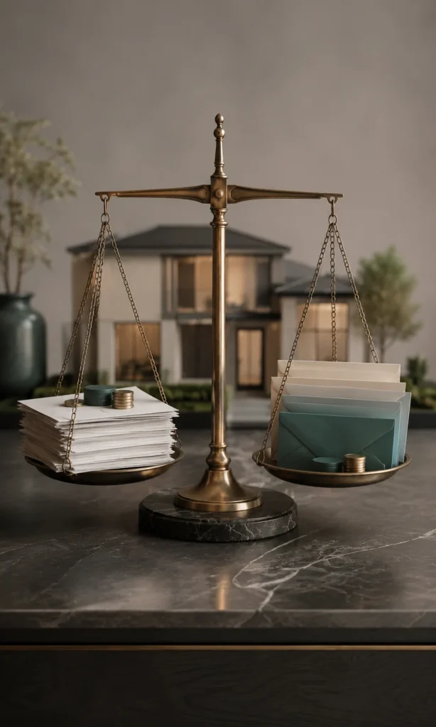 Mortgage refinance closing costs and monthly savings balancing over time