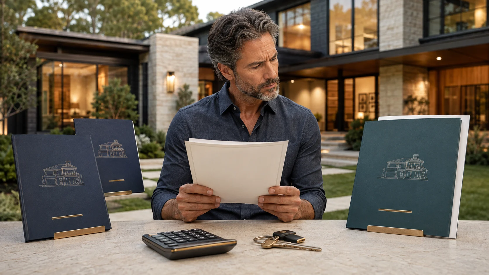 Homeowner comparing first and second mortgages with one new refinance loan
