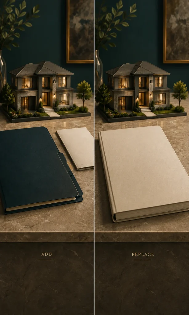 Home financing comparison between adding a second mortgage and replacing the first mortgage