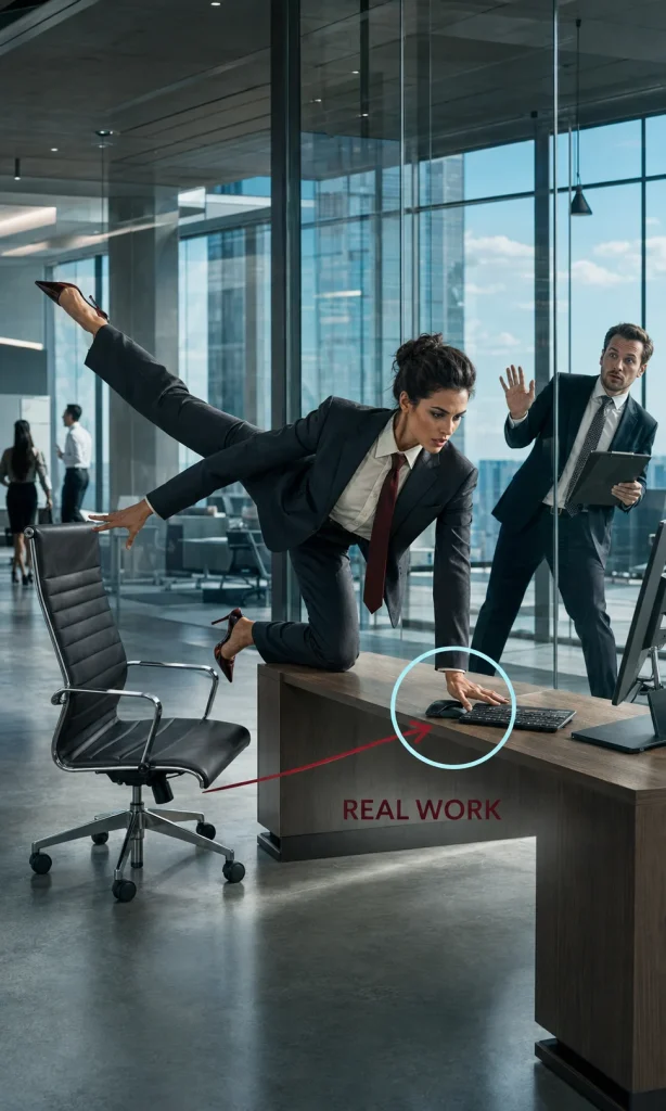 Employer evaluating a candidate performing real work during a temp-to-hire assignment
