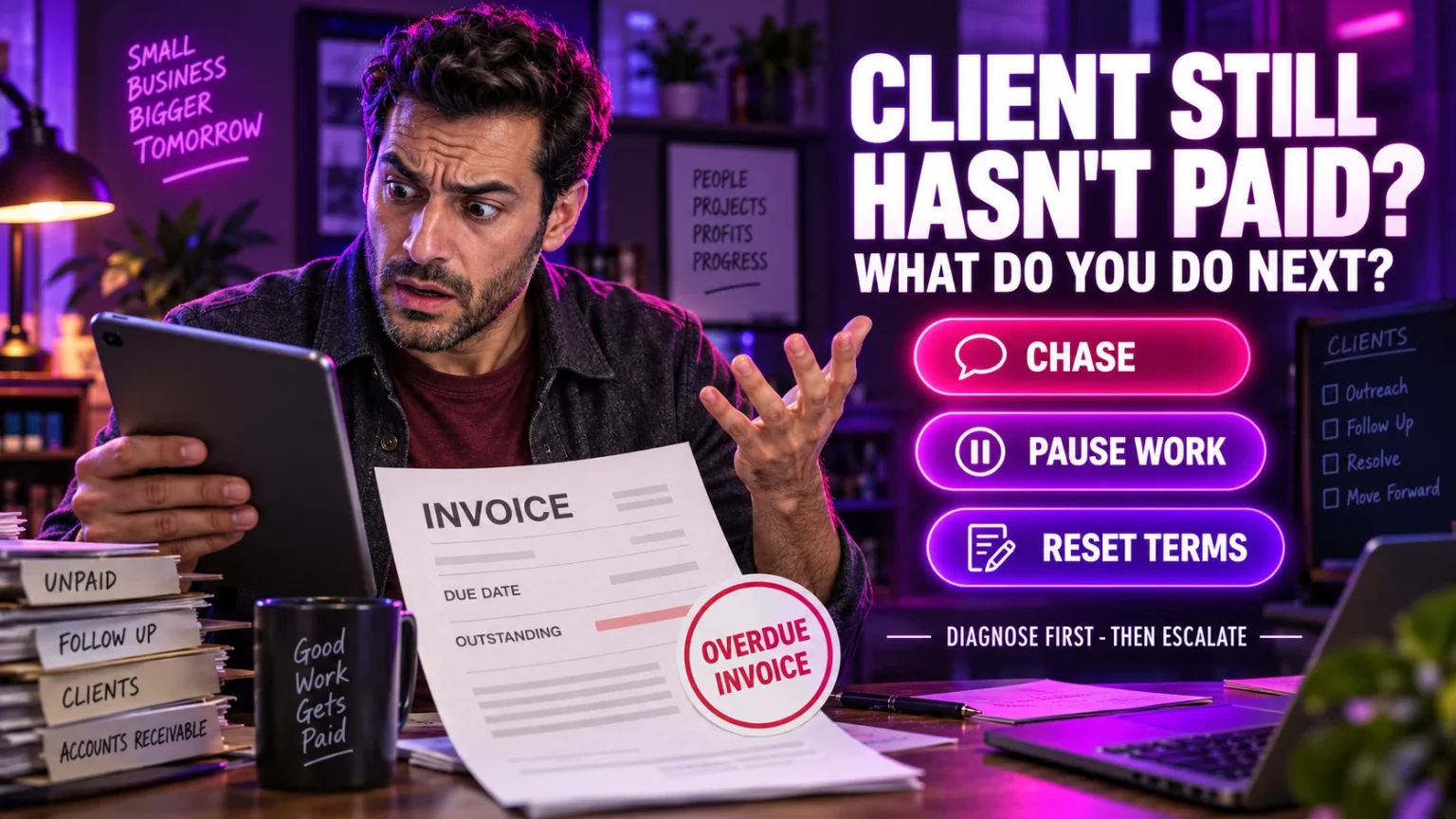 Late-Paying Clients: What to Do and When to Escalate