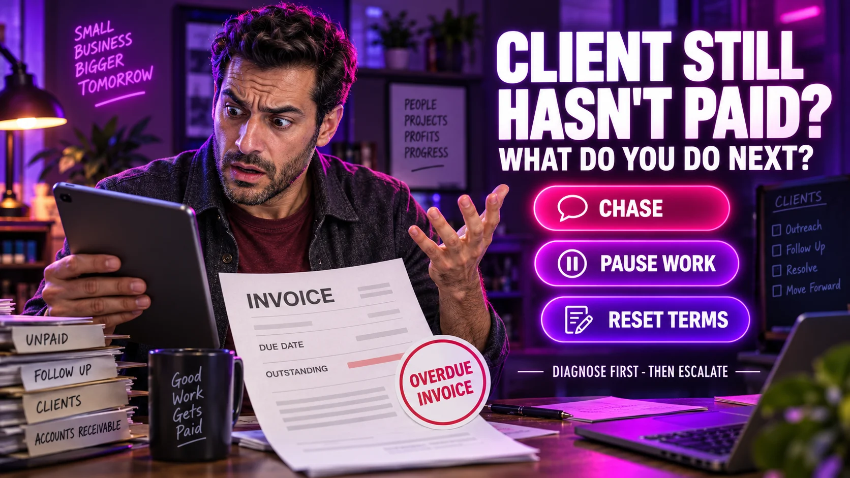 Late-Paying Clients: What to Do and When to Escalate Late-Paying Clients: What to Do and When to Escalate