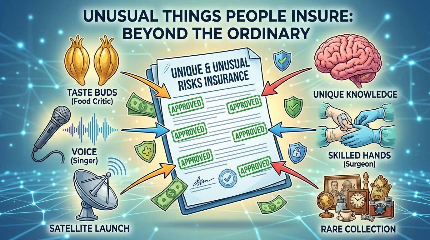 Unusual Things People Insure: What Can Actually Be Covered?