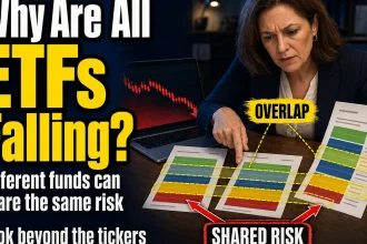 Investor compares several declining ETF exposures while overlapping holdings and shared risk are highlighted