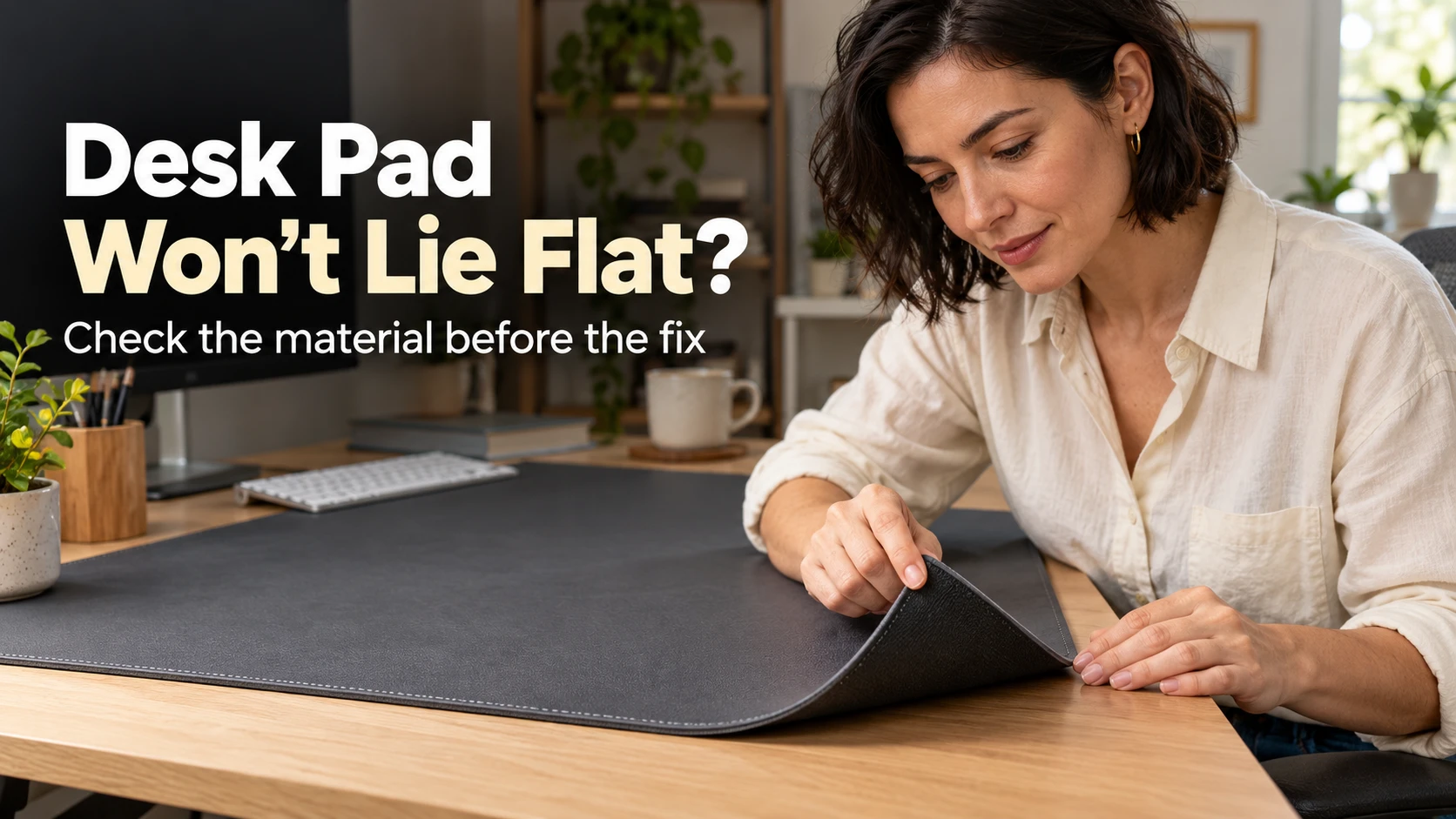 Why a New Desk Pad Will Not Lie Flat